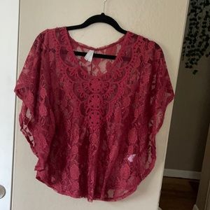 Vanity lace shawl